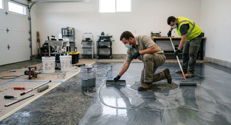 Epoxy Flooring Service in Winston Salem, NC